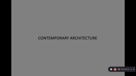 Thumbnail for Contemporary Architecture