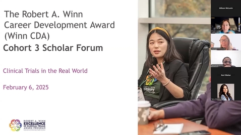 Thumbnail for Winn CDA Cohort 3 Year 2 Scholar Forum (2/6/25)