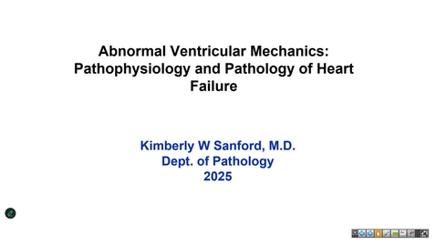 Thumbnail for 250814 - M2 - CARD - 10am - Abnormal Ventricular Mechanics: Pathophysiology and Pathology of Heart Failure - Shah + Sanford
