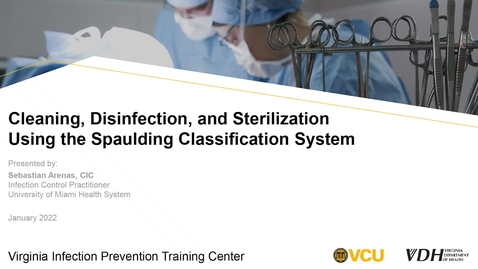 Thumbnail for Introduction to Cleaning &amp; Disinfection