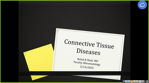 Thumbnail for 250214 - M1 - MOVE - 10am -  SLE - Related Connective Tissue Diseases - Shah