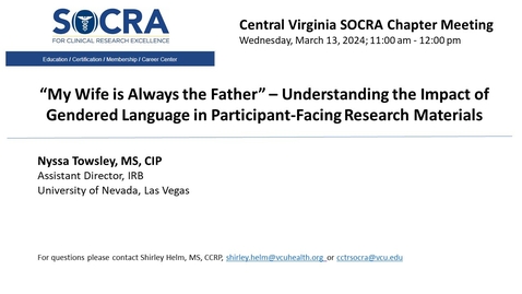Thumbnail for “My Wife is Always the Father” – Understanding the Impact of Gendered Language in Participant-Facing Research Materials