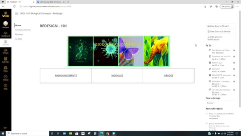 Thumbnail for BIOL 101 - Summer 2021 - Orientation Video