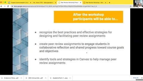 Thumbnail for Canvas Workshop Series - Peer Review