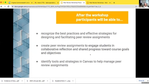 Thumbnail for entry Canvas Workshop Series - Peer Review