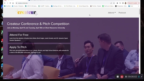 Thumbnail for A Call For Pitch Contestants - Applications Open For The 2nd Annual Createur Conference And Pitch Competition: Overview &amp;  FAQs