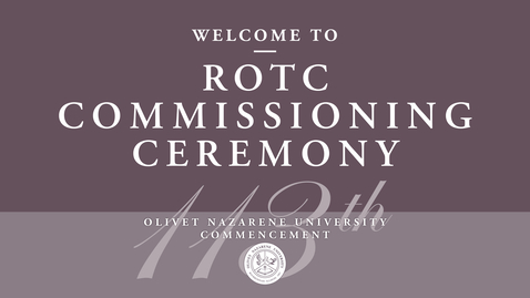Thumbnail for May 9, 2026 - ROTC Commissioning