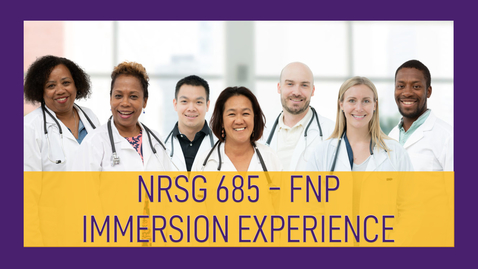 Thumbnail for What is the FNP Immersion Experience?