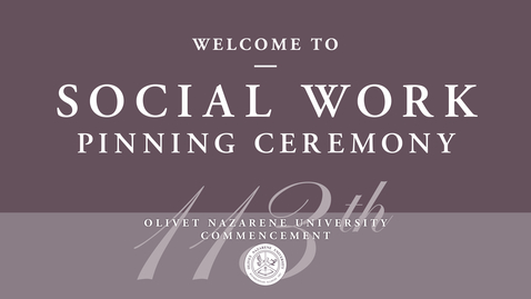 Thumbnail for May 9, 2026 - Social Work Pinning