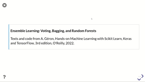 Thumbnail for entry ENGR-347 - Session 18 - Ensemble Learning (SP2023)