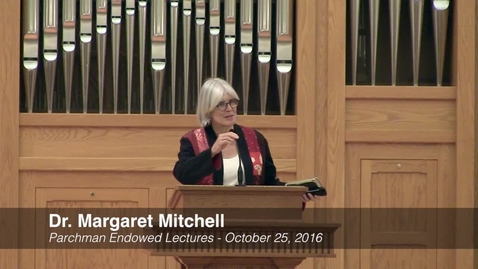 Thumbnail for Dr. Margaret M. Mitchell - Did Paul Really Mean that the Reason We Should Feed our Enemies is &quot;To Heap Burning Coals on their Heads&quot; (Romans 12:20)?