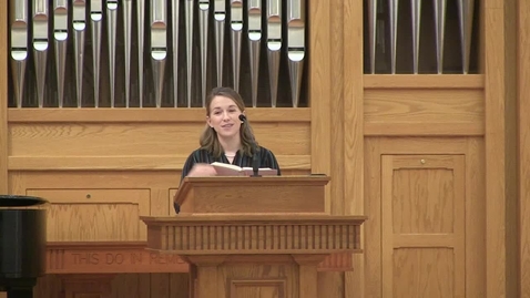 Thumbnail for entry Truett Chapel, Dr. Rebecca Hays (02/18/2020)