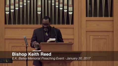 Thumbnail for Bishop Keith Reed - Session 1
