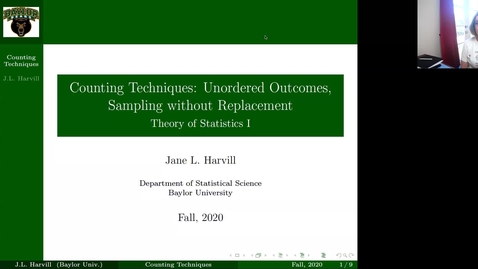 Thumbnail for entry Counting Techniques: Unordered Outcomes when Sampling without Replacement