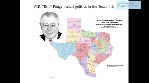Thumbnail for entry Dr. Brad Owens - W.R. &quot;Bob&quot; Poage:  Retail Politics in Wartime - 2016 Panel 5