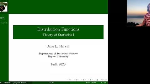 Thumbnail for Distribution Functions