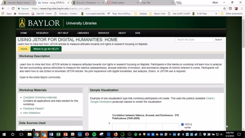 Thumbnail for Text Mining and JSTOR 