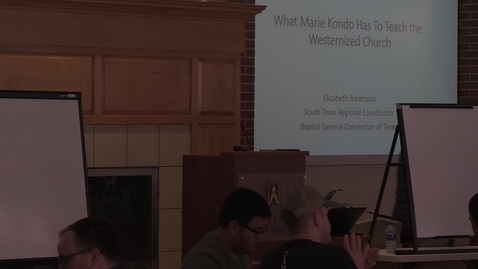 Thumbnail for Elizabeth Biedrzycki -- &quot;What Marie Kondo Has To Teach the Westernized Church&quot;