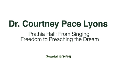 Thumbnail for Dr. Courtney Pace Lyons