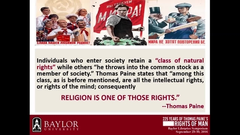 Thumbnail for Kathy Hillman - Religion and Communism:  Tolerance, Restriction and Suppression - 2016 Panel 1