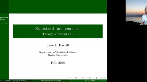 Thumbnail for entry Statistical Independence