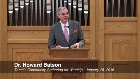 Thumbnail for Dr. Howard Batson - &quot;Rejoice Even When Trials Come&quot;