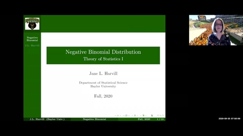 Thumbnail for entry Negative Binomial Distribution