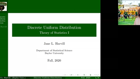 Thumbnail for entry Discrete Uniform Distribution