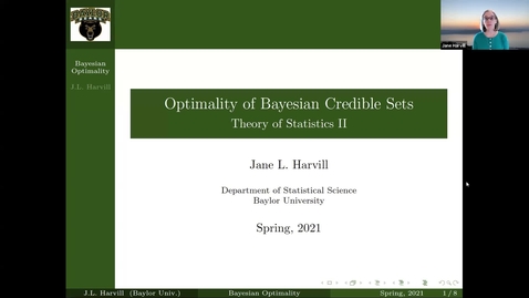 Thumbnail for entry Bayesian Credible Set Optimality