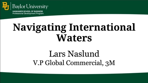Thumbnail for Navigating International Waters - Lars Naslund