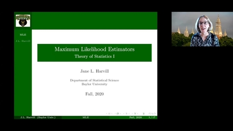 Thumbnail for entry Maximum Likelihood Estimators