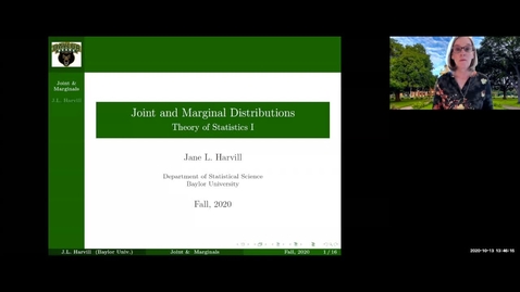 Thumbnail for entry Joint and Marginal Distributions, Continuous Case