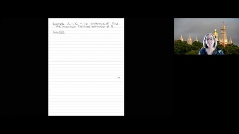 Thumbnail for Finding the maximum likelihood estimator of the upper bound of a uniform(0, B) distribution