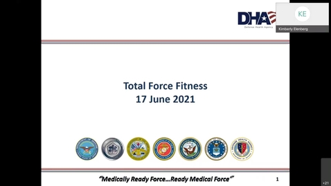 Thumbnail for entry Session 14_ Total Force Fitness_ CAPT Elenberg