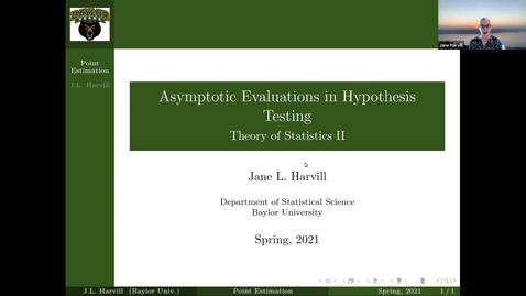 Thumbnail for entry Asymptotic Evaluations for Hypothesis Testing