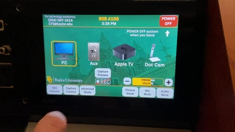 Thumbnail for Type 1 Touch Panel Classroom - Using Capture Preview (Updated)