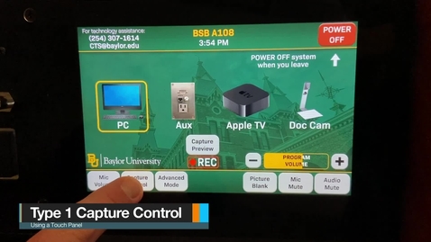 Thumbnail for Type 1 Classrooms - Capture Control (Updated)