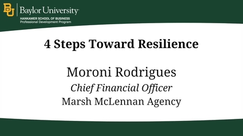 Thumbnail for 4 Steps Toward Resilience - Moroni Rodrigues
