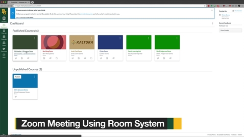 Thumbnail for Join a Zoom call from a Cisco Room System