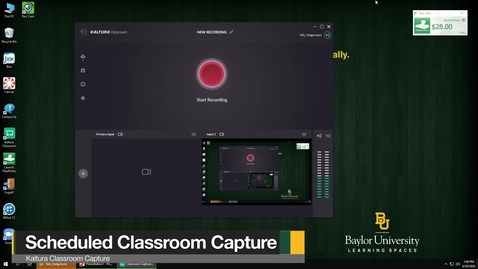 Thumbnail for entry Kaltura Classroom Capture - Scheduled Recording (2021)