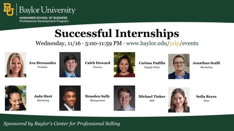 Thumbnail for Successful Internships - Fall 2022