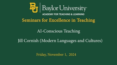 Thumbnail for SET Fall 2024- ChatGPT in the Language Classroom?