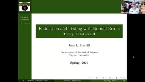 Thumbnail for Estimation and Testing with Normal Errors