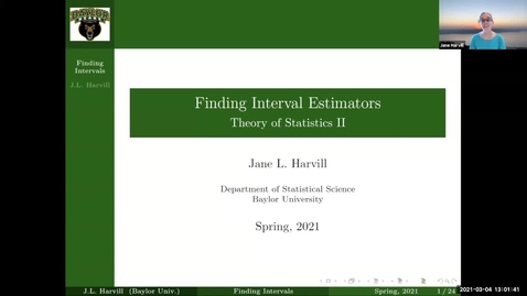 Thumbnail for entry Finding Interval Estimators