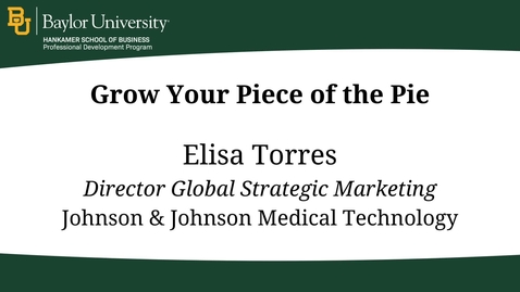 Thumbnail for Grow Your Piece of the Pie - Elisa Torres