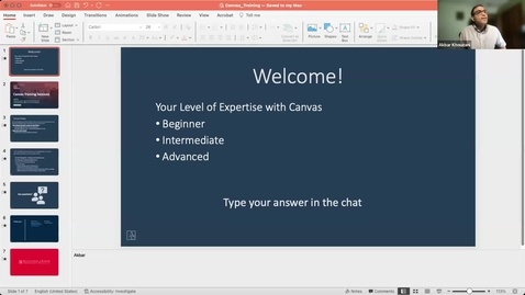 Thumbnail for Canvas Training #1