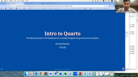 Thumbnail for ASA Student Club Presentation: Intro to Quarto, Jan 25 2023