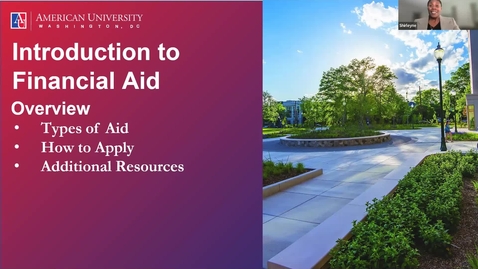 Thumbnail for Financial Aid Webinar