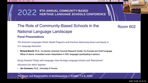 Thumbnail for entry The Role of Community-Based Schools in the National Language Landscape