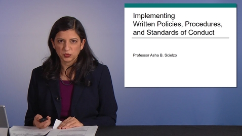 Thumbnail for Regulation &amp;amp; Compliance 6_1_1 IMPLEMENTING_WRITTEN_POLICIES_PROCEDURES_AND_STANDARDS_OF_CONDUCT.mp4